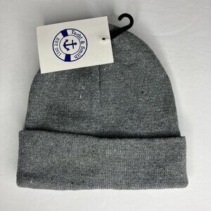 Kids Toddler Yacht & Smith Fishermans Grey Knit Beanie Hat new
